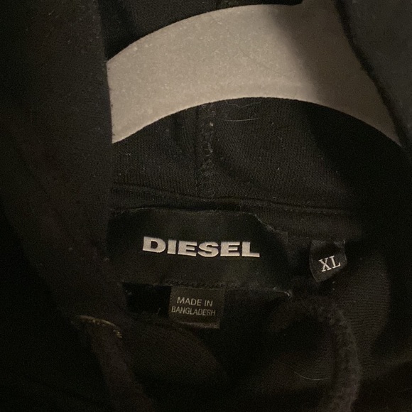 Mens XL Diesel Hoodie. Runs small maybe fits a mens Medium or Large. - Picture 3 of 3